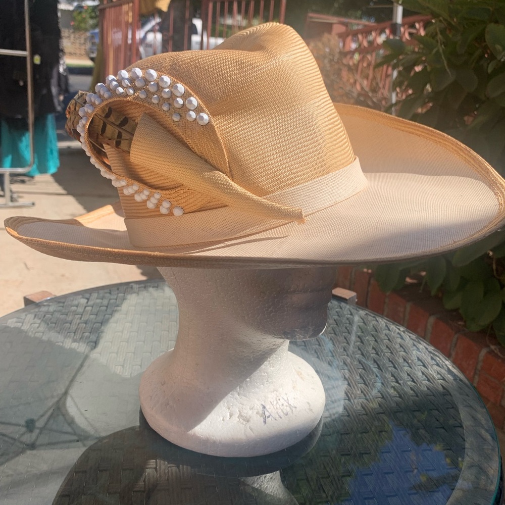 Vintage Adolfo Realities Paris New York Hat.